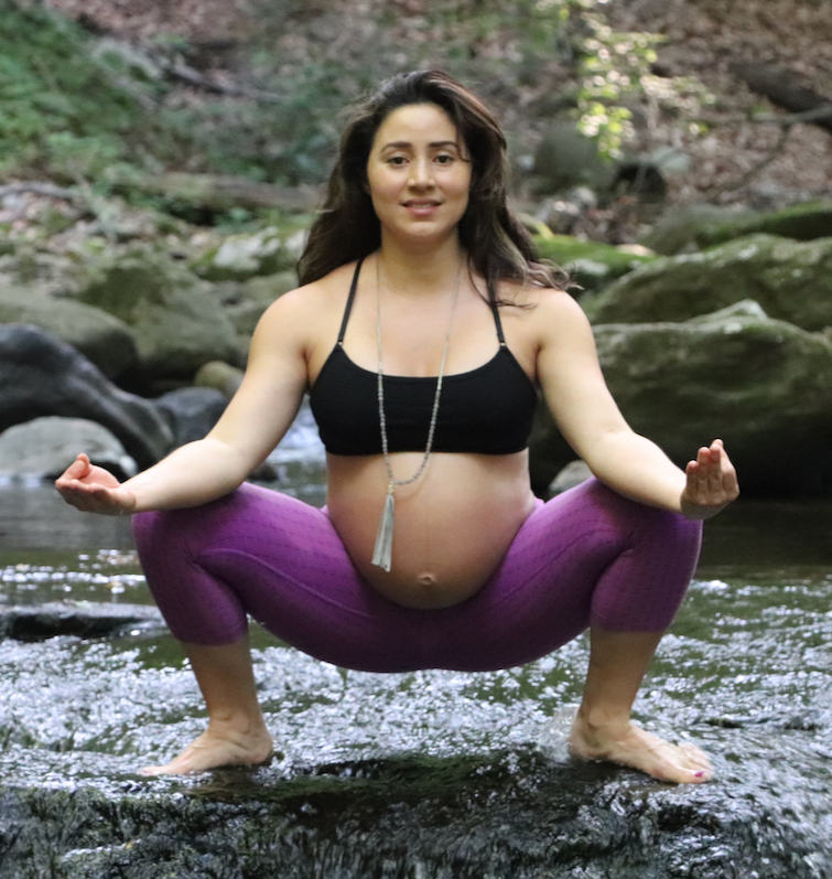 Wanda Velez teaches prenatal yoga at MamaSpace Yoga.