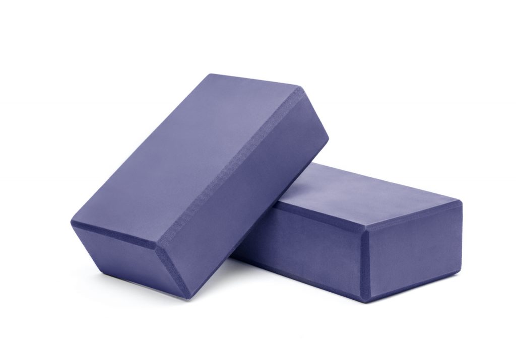A photo of foam yoga blocks