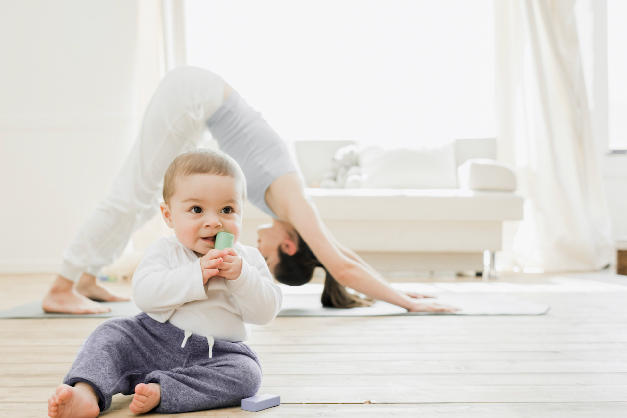 Practice postpartum yoga at MamaSpace